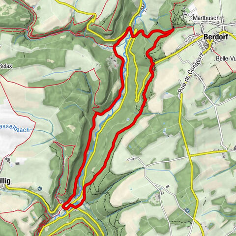 Mullerthal - Le Cigalon - Grotte des Celtes - Nenghis Hiel (L), Kleng Barbe (L), Grotte de la Salamandre (F)