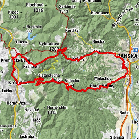 Banská Bystrica - Ducha Svätého Podlavice - Zadné diely - Chata Hostinec