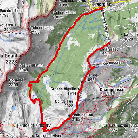 Foilleuse - La Truche - Point de l'Au - Morgins