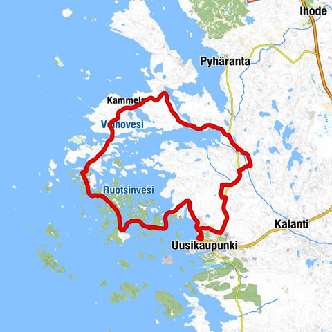 Uusikaupunki - Kukainen - Kammela - Kuivarauma
