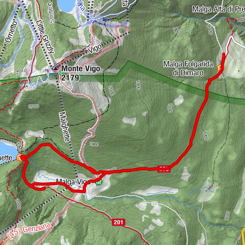 Malga Folgarida di Dimaro - Malga Vigo - Rifugio Malghette