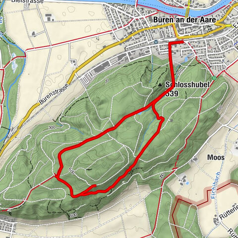 Büren an der Aare - Schlosshubel - Lindenbrunnen
