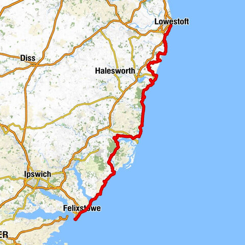 Felixstowe - St Nicholas - Saint James - Lowestoft