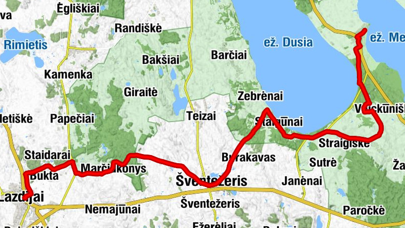 Metelių Kristaus Atsimainymo bažnyčia - Kryžių koplyčia - Šventežeris - Lazdijai