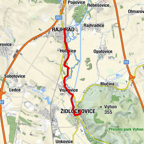 Rajhrad - Lumbarda - sv. Vavřinec - Penzion Pavir