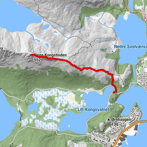 Vågan - Store Kongstinden - Lille Kongstinden
