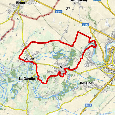 Coulon - Bourg de Coulon - La Tiffardière - Église Sainte-Catherine