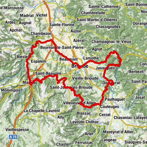 Brioude - Église Saint-André - Église Saint-Just - Église Saint-Roch