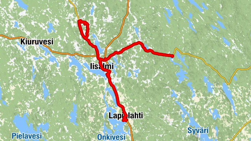 Lapinlahti - Iisalmi - Koirakoski