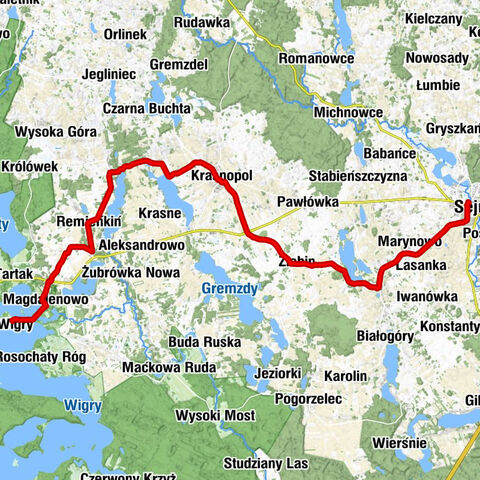 Bazylika Kolegiacka Nawiedzenia Najświętszej Maryi Panny - Kościół pw. Matki Boskiej Częstochowskiej - Kaplica cmentarna - Wigry