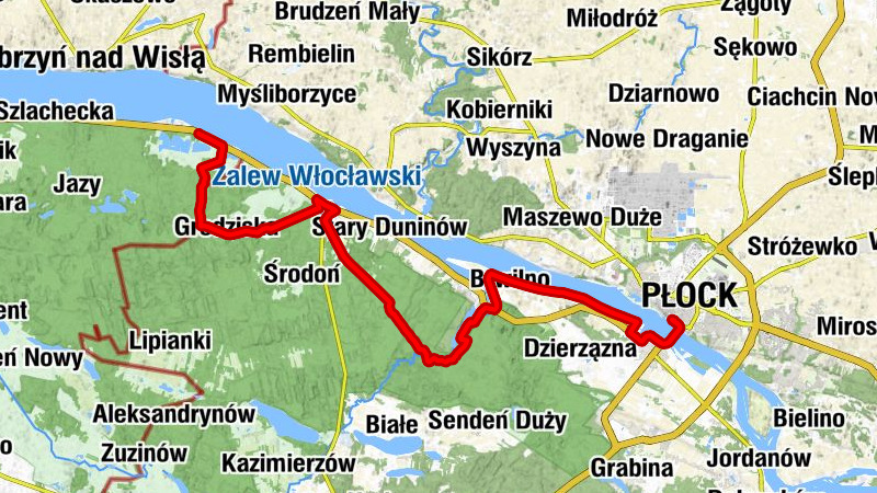 Kościół pw. Narodzenia Najświętszej Maryi Panny - Kościół parafialny pw. Matki Bożej Częstochowskiej - Płock - Katedra pw. Wniebowzięcia Najświętszej Maryi Panny
