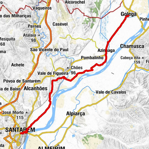 Santarém - Igreja da Graça - Igreja Matriz da Azinhaga - Igreja Matriz da Golegã