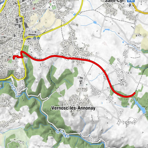 Vernosc-lès-Annonay - Clémencieux - Le Mourio - Au Wagon