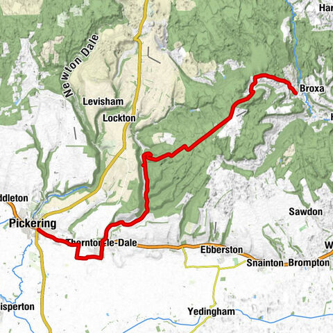 Pickering - Thornton-le-Dale - St Hilda - Langdale End
