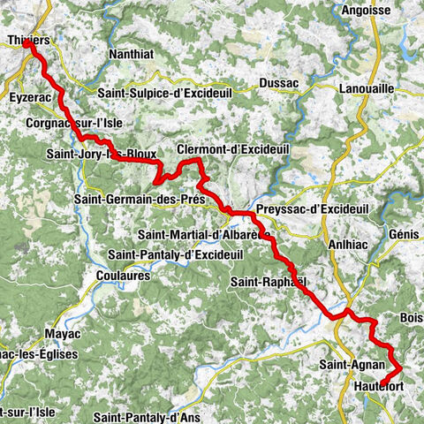 Thiviers - Église Saint-Front - Chapelle de l'Hôpital - Hautefort