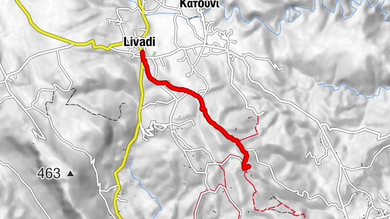 Λιβάδι - Μονή Αγίου Ιωάννη Αγριολιές