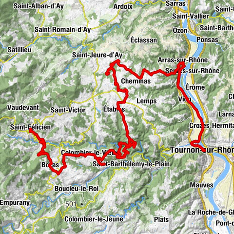 Église Saint-Julien - Église Saint-Martin - Église Saint-Félicien - Saint-Félicien