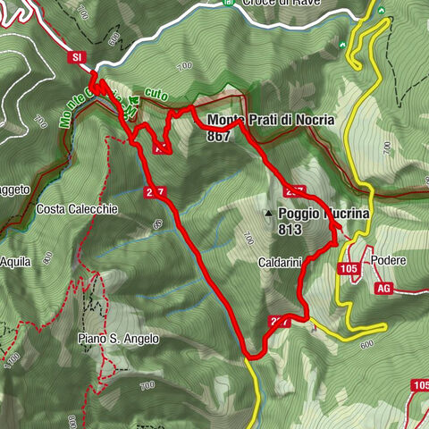 Scheggia e Pascelupo - Monte Prati di Nocria