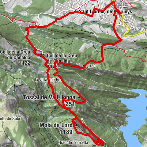 Sant Llorenç de Morunys - Sant Serni del Grau - Mola de Lord - Tossal de Vall-llonga