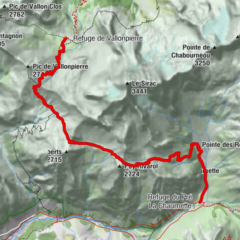 Refuge de Vallonpierre - Refuge du Pré La Chaumette