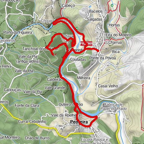 Além da Ribeira e Pedreira - Gruta da Penha da Moura - Abrigo da Senhora das Lapas - Capela de Nossa Senhora das Lapas