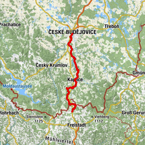 Gasthof zur Pferdeeisenbahn - Šibeniční vrch - Svatý Jan Nepomucký - České Budějovice