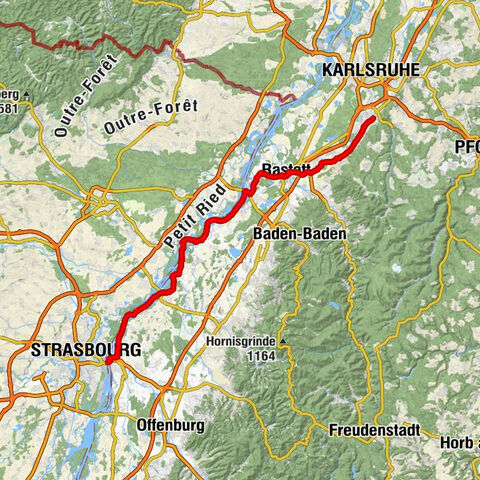 Strasbourg - St. Michael - St. Anna - Ettlingen