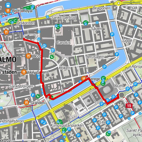 Malmö - Sankt Petri kyrka - Gamla staden - Sankt Pauli kyrka