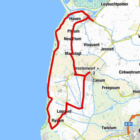 Greetsieler Kirche - Neu Hauen - Rysumer Kirche - Greetsiel