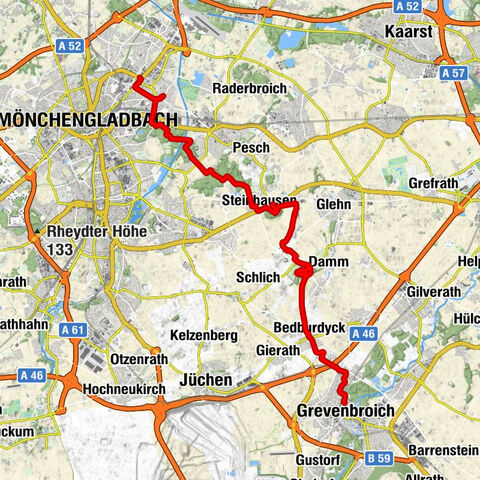 Von der Niers zu Erft (Mönchengladbach- Köln 1 von 3) #LL2ROM V15