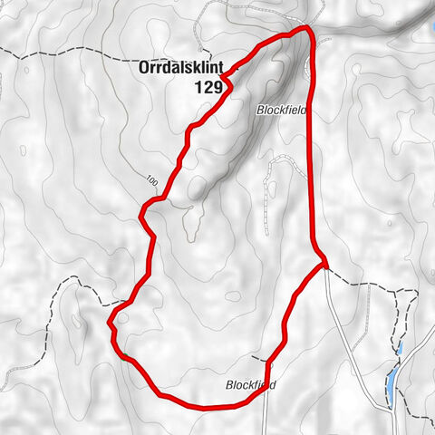 Saltvik - Kloddstugan - Orrdalsklint