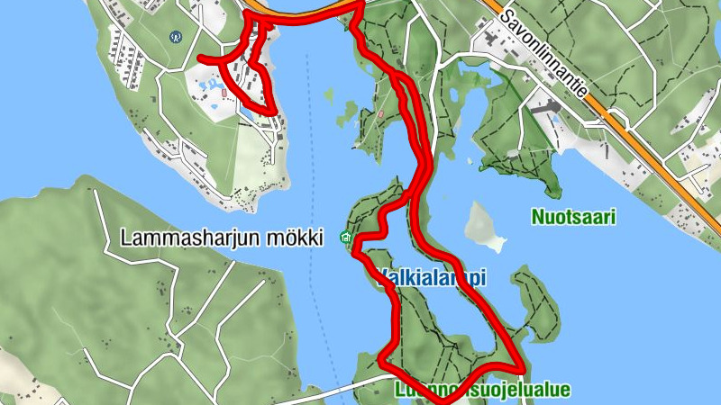 Matkailukeskus Harjun Portti - Nervanderin kumpu - Runebergin kumpu
