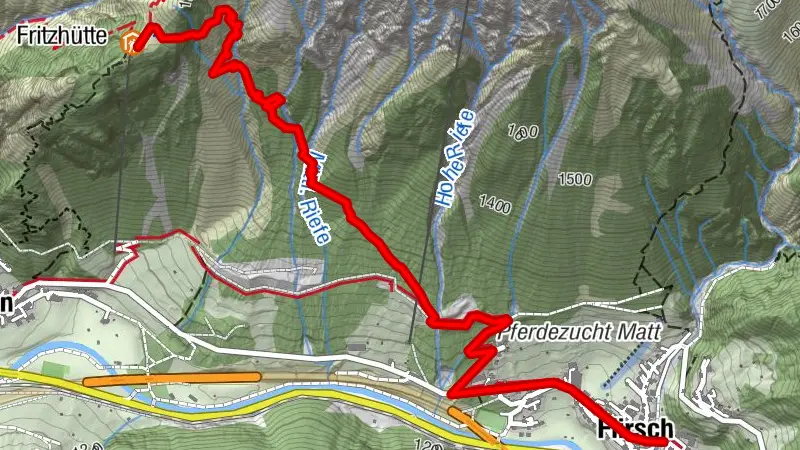 Flirsch - Fritzhütte