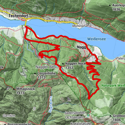 W5 - Recorrido Naggler Alm Weissensee