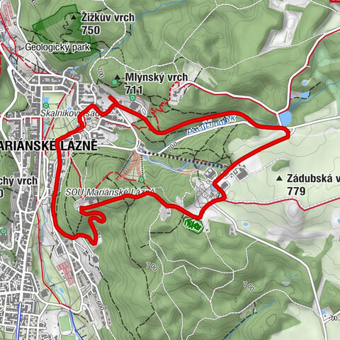 Úšovice - Panorama - Mariánské Lázně