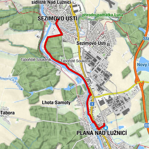 Sezimovo Ústí Ⅰ - Sezimovo Ústí - Povýšení svatého Kříže - Planá nad Lužnicí