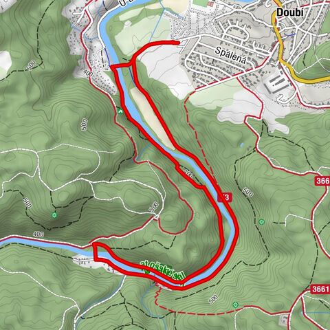 Údolí u Lokte - Restaurace Svatošské Skály - Štola Benátčanů - Hory u Jenišova