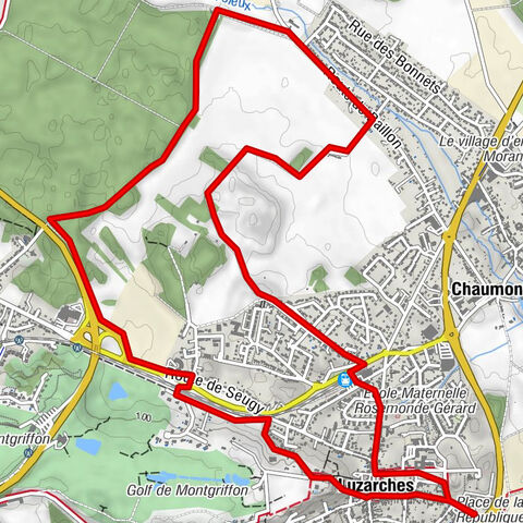 Circuit Luzarches - Seugy - Chaumontel
