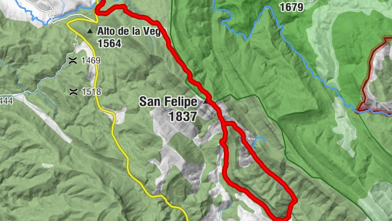 Tragacete - San Felipe - Umbría de San Felipe