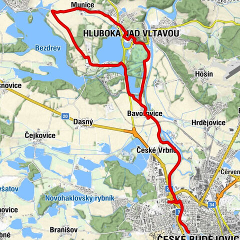 České Budějovice - Hluboká nad Vltavou