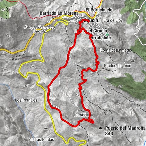 Gaucín - Huerta de los Frailes - Arrabalete - Puerto del Pan