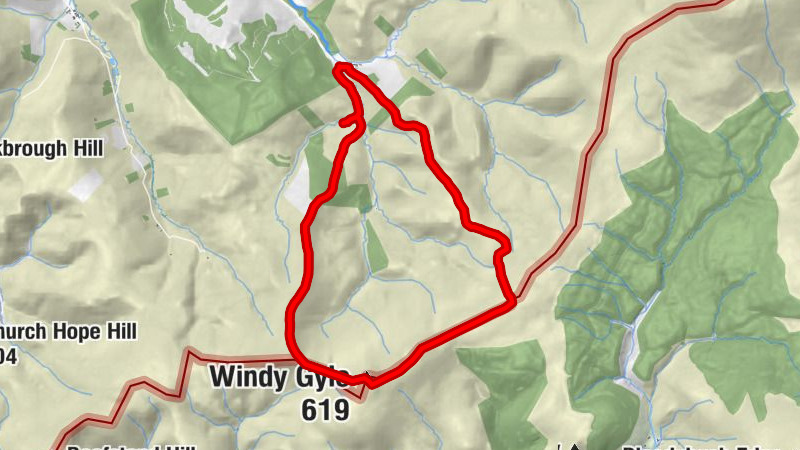 Cocklawfoot - Windy Gyle - Russell's Cairn - Windy Rig