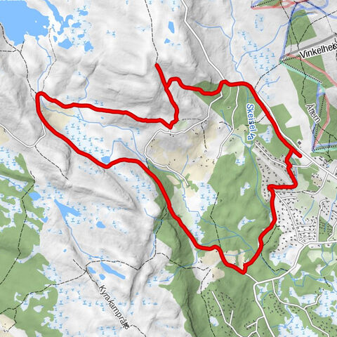 Gausdal - Trisnippsetra - Skarbakken