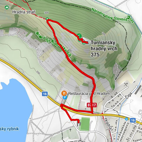 Réva - Turniansky hrad - Turniansky hradný vrch - Turňa nad Bodvou