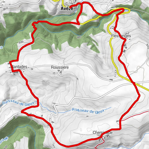 Avèze - Plantades - Cheminade - Église de l'Assomption