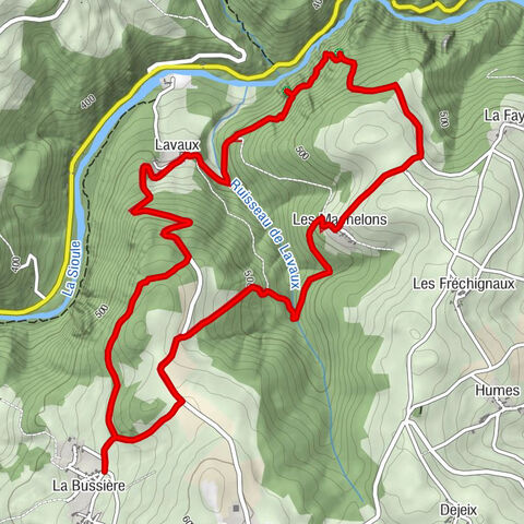 La Bussière - Lavaux - Les Machelons