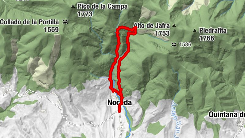 Restaurante el Verdenal - Noceda - Mirador de la Gualta - Catarata de la Gualta