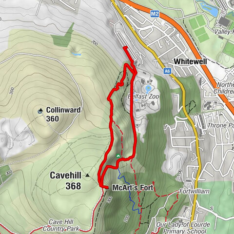 Newtownabbey - McArt's Fort - Cavehill - Ballyaghagan