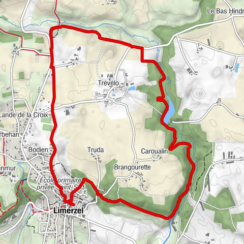 Limerzel - Église Saint-Sixte - Le Clos de la Porte - Le Champ Madouas