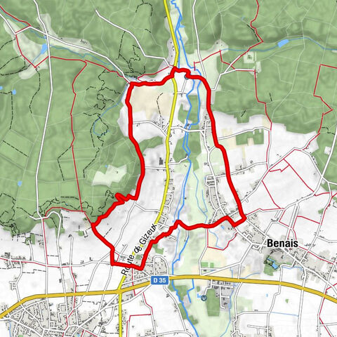 Bourgueil - Les Perrières - Le Moulin de Touvois - La Pelouse